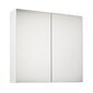 Vonios spintelė su veidrodžiu Sensea Storm 65 2D, balta kaina ir informacija | Vonios spintelės | pigu.lt