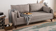 Išskleidžiama sofa Artie Bella 208, kreminės spalvos цена и информация | Sofos | pigu.lt