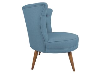Fotelis Artie Richland, mėlynas/rudas kaina ir informacija | Svetainės foteliai | pigu.lt