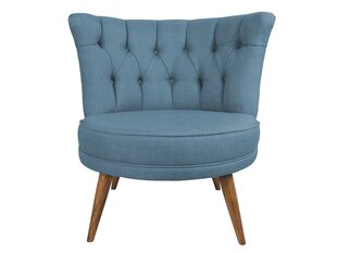 Fotelis Artie Richland, mėlynas/rudas kaina ir informacija | Svetainės foteliai | pigu.lt