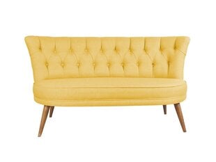 Minkštasuolis Artie Richland Loveseat, geltonas kaina ir informacija | Sofos | pigu.lt