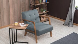 Кресло Artie Kemer, синее/коричневое цена и информация | Кресла в гостиную | pigu.lt