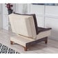 Fotelis Artie Kelebek, rudas/smėlio spalvos kaina ir informacija | Svetainės foteliai | pigu.lt