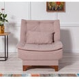 Кресло Artie Kelebek, розовое/коричневое