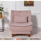 Fotelis Artie Kelebek, rožinis/rudas kaina ir informacija | Svetainės foteliai | pigu.lt