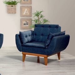 Кресло Artie Fiona, темно-синее цена и информация | Кресла в гостиную | pigu.lt