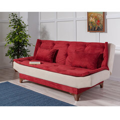 Sofa Artie Kelebek, raudona/kreminės spalvos kaina ir informacija | Sofos | pigu.lt