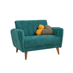 Sofa Artie Aqua Loveseat, mėlyna kaina ir informacija | Sofos | pigu.lt