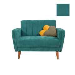 Sofa Artie Aqua Loveseat, mėlyna kaina ir informacija | Sofos | pigu.lt