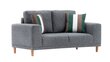 Sofa Artie Franz 162, pilka kaina ir informacija | Sofos | pigu.lt