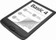 PocketBook Basic 4 eBook reader (PB606-E-WW), Juoda цена и информация | Elektroninių knygų skaityklės | pigu.lt