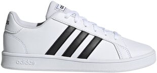 Adidas avalynė paaugliams Grand Court K White kaina ir informacija | Sportiniai batai vaikams | pigu.lt