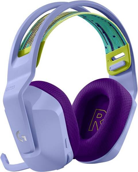 Logitech G733 Lightspeed Lilac 981-000890 kaina ir informacija | Ausinės | pigu.lt