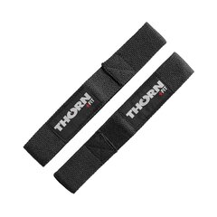 Ремешок на запястье Thorn + Fit LIFTING STRAPS BLACK цена и информация | Гантели, гири, штанги | pigu.lt