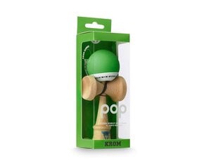 Классическая японская игрушка Krom Kendama POP Dark Green цена и информация | Настольные игры, головоломки | pigu.lt