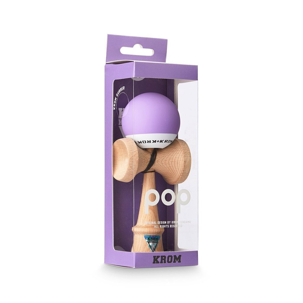 Klasikinis Japoniškas žaislas Krom Kendama POP Lavender kaina ir informacija | Stalo žaidimai, galvosūkiai | pigu.lt