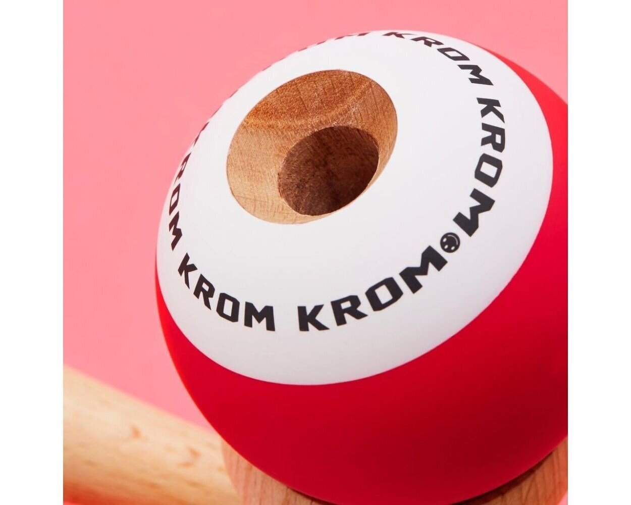 Klasikinis Japoniškas žaislas Krom Kendama POP Red kaina ir informacija | Stalo žaidimai, galvosūkiai | pigu.lt