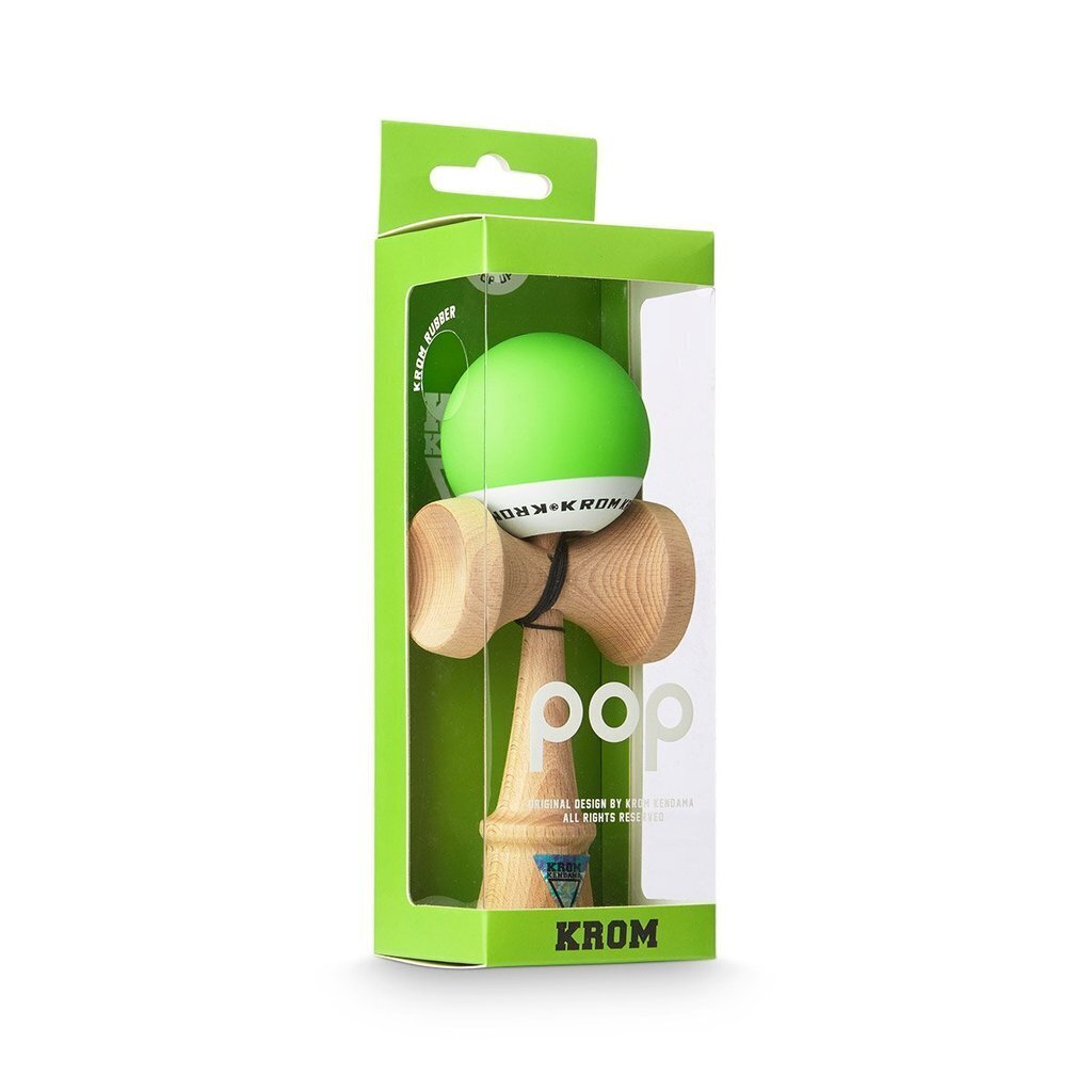 Klasikinis Japoniškas žaislas Krom Kendama POP Light Green kaina ir informacija | Stalo žaidimai, galvosūkiai | pigu.lt