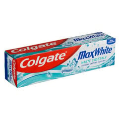 Balinanti dantų pasta Colgate Max White White Crystals Toothpaste, 75ml цена и информация | Зубные щетки, пасты | pigu.lt