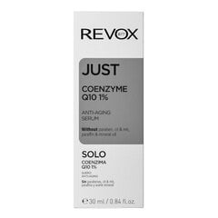 Сыворотка для лица против морщин Revox Just Coenzyme Q10 Anti-Aging 30 мл цена и информация | Сыворотки для лица, масла | pigu.lt