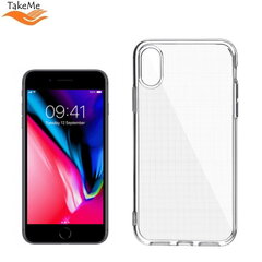 TakeMe Clear 2mm Apple iPhone 7 / 8 / SE (2020) kaina ir informacija | Telefono dėklai | pigu.lt