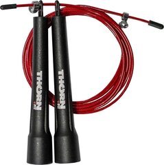 Скакалка Thorn +Fit Speed Rope 300 см, красная цена и информация | Скакалки | pigu.lt