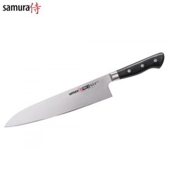 Кухонный нож Шевповора Samura PRO-S, 240mm из AUS 8 Японской стали 58 HRC цена и информация | Ножи и аксессуары для них | pigu.lt