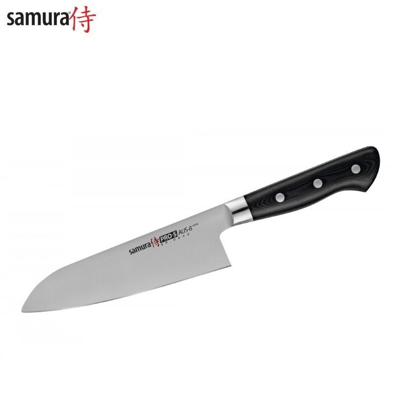 Samura PRO-S Santoku peilis, 18 cm kaina ir informacija | Peiliai ir jų priedai | pigu.lt