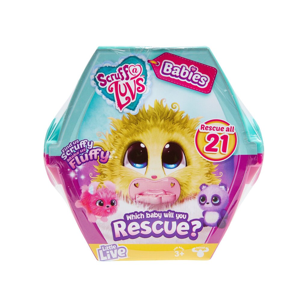 Žaislas Little Live Pets Scruff-a-Luv Babies цена и информация | Minkšti (pliušiniai) žaislai | pigu.lt