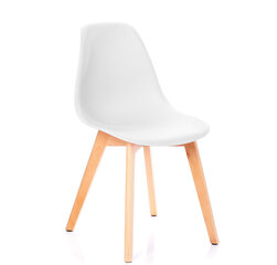Kėdė Homede Mirano, balta kaina ir informacija | Virtuvės ir valgomojo kėdės | pigu.lt