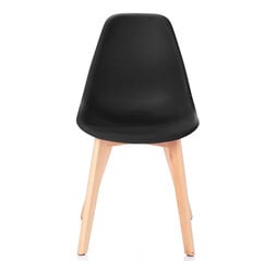 Kėdė Homede Mirano, juoda kaina ir informacija | Virtuvės ir valgomojo kėdės | pigu.lt