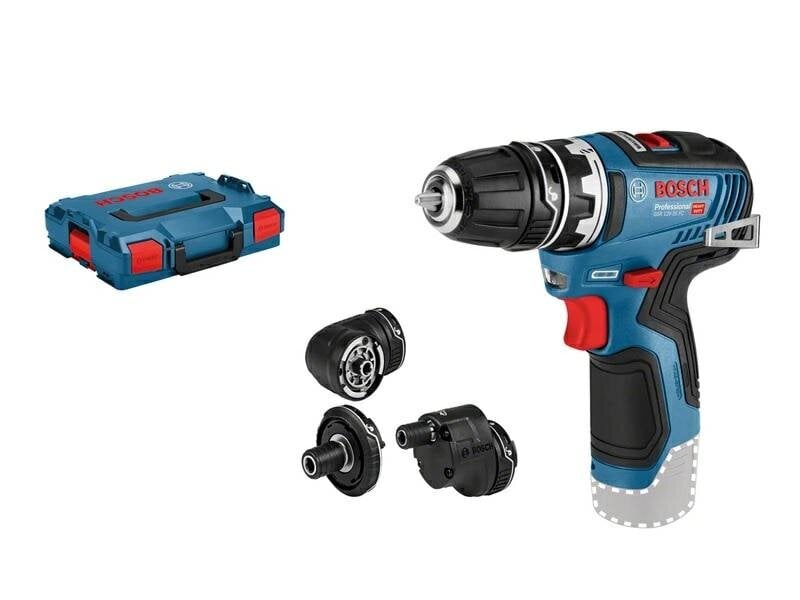 Akumuliatorinis gręžtuvas-suktuvas Bosch GSR 12V-35 FC Professional, 12 V, be akumuliatoriaus ir įkroviklio kaina ir informacija | Suktuvai, gręžtuvai | pigu.lt