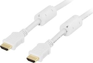 Deltaco HDMI-1010A, HDMI, 1 m kaina ir informacija | Kabeliai ir laidai | pigu.lt