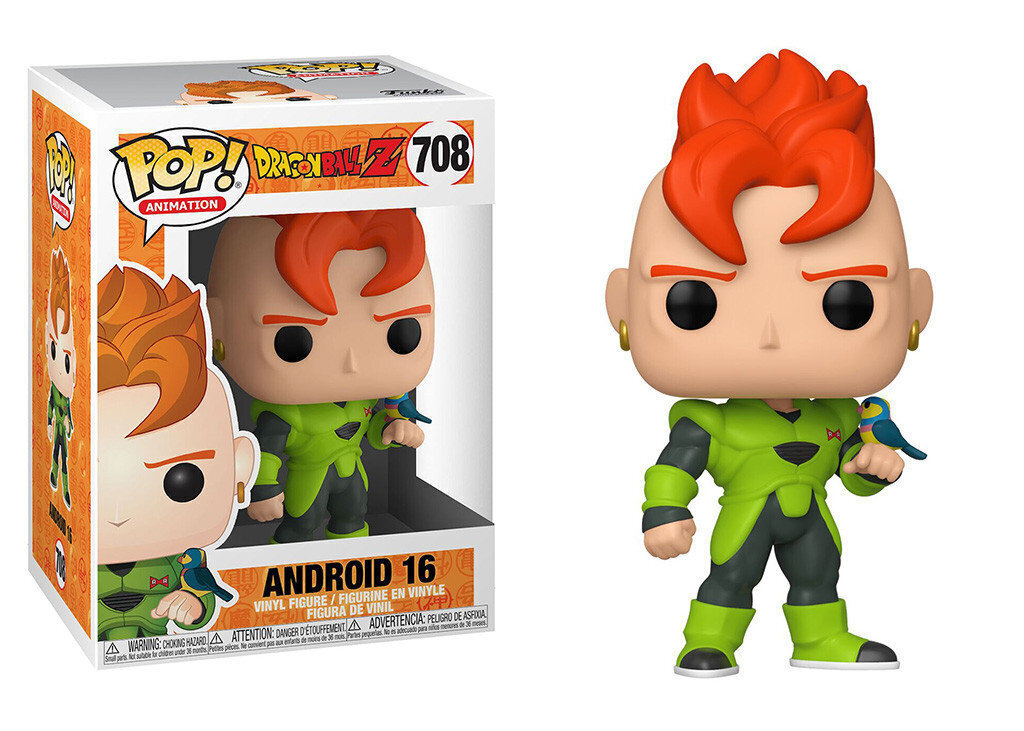 Funko POP! Dragon Ball Z Android 16 цена и информация | Žaidėjų atributika | pigu.lt