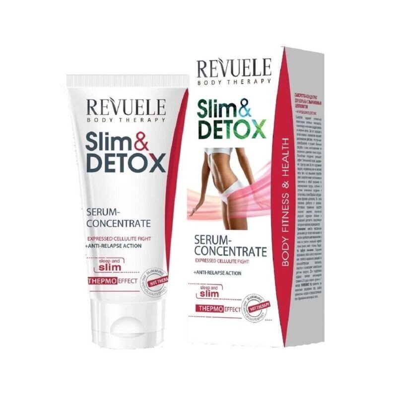 Kūno serumas Revuele Slim&Detox, 200 ml kaina ir informacija | Anticeliulitinės, stangrinamosios priemonės | pigu.lt