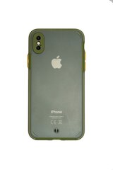 Чехол для iPhone X/XS, DARK GREEN, PC/C. цена и информация | Чехлы для телефонов | pigu.lt