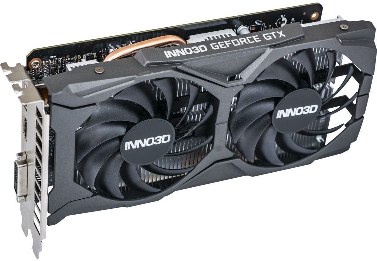 Inno3D GeForce GTX 1650 GDDR6 Twin X2 OC (N16502-04D6X-1177VA25) kaina ir informacija | Vaizdo plokštės (GPU) | pigu.lt