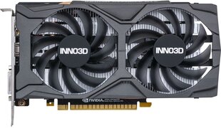 Inno3D GeForce GTX 1650 GDDR6 Twin X2 OC (N16502-04D6X-1177VA25) kaina ir informacija | Vaizdo plokštės (GPU) | pigu.lt