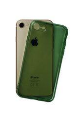 Чехол iPhone 7/8/SE2020, green, Clear case цена и информация | Чехлы для телефонов | pigu.lt