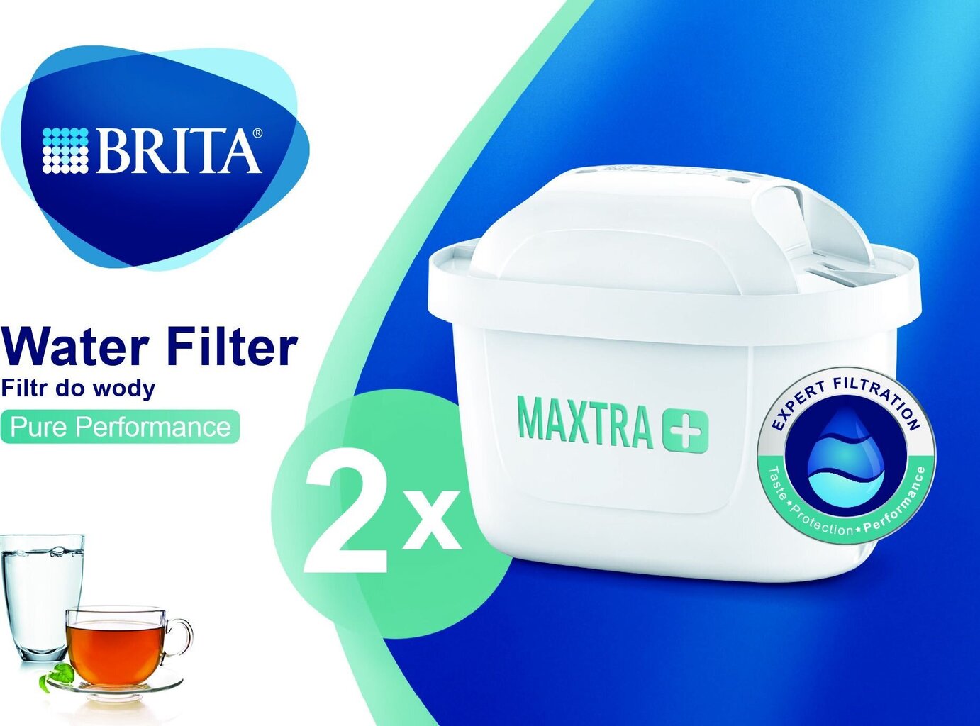 Brita Maxtra Pure, 2vnt. kaina ir informacija | Vandens filtrai | pigu.lt