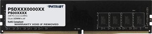 ПАМЯТЬ DIMM 16GB PC25600 DDR4/PSD416G320081 ПАТРИОТ цена и информация | Оперативная память (RAM) | pigu.lt