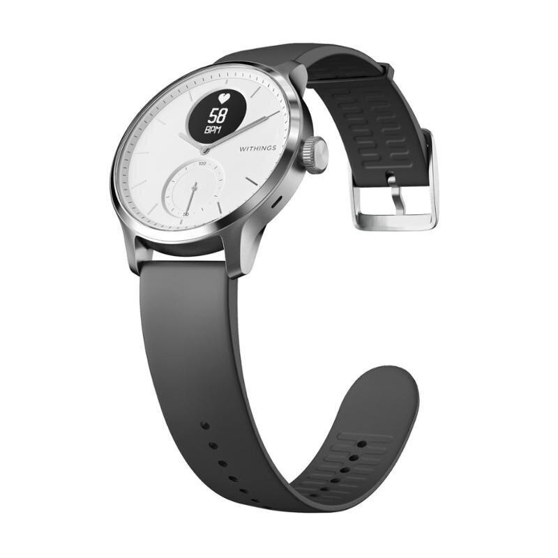 Withings ScanWatch (42 mm) White kaina ir informacija | Išmanieji laikrodžiai (smartwatch) | pigu.lt