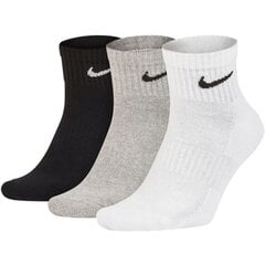 Мужские спортивные носки Nike Everyday Cushioned Ankle SX7667 901, 3 пары цена и информация | Мужские носки | pigu.lt