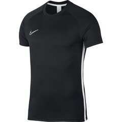 Мужская спортивная футболка Nike Dry Academy SS M AJ9996-010, черная цена и информация | Мужская спортивная одежда | pigu.lt