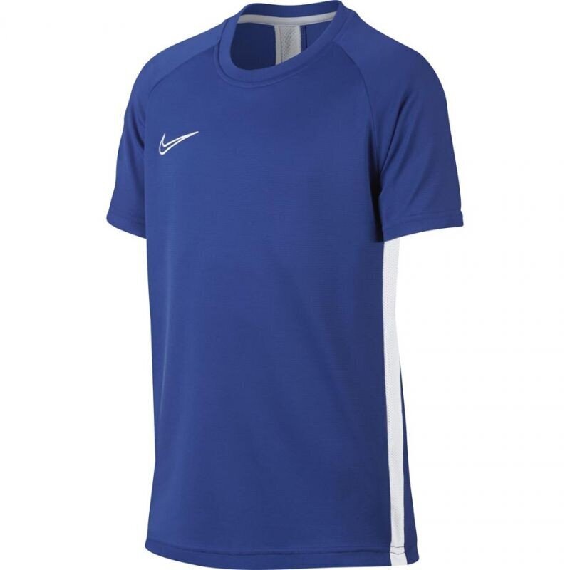 Nike vyriški sportiniai marškinėliai B Dry Academy SS Junior AO0739-480, mėlyni kaina ir informacija | Sportinė apranga vyrams | pigu.lt