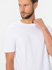 Мужская футболка Jjeorganic Basic Slim 12156101 Белая цена и информация | Мужские футболки | pigu.lt