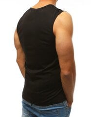 Черная футболка без рукавов "Tiful" цена и информация | Мужские футболки | pigu.lt
