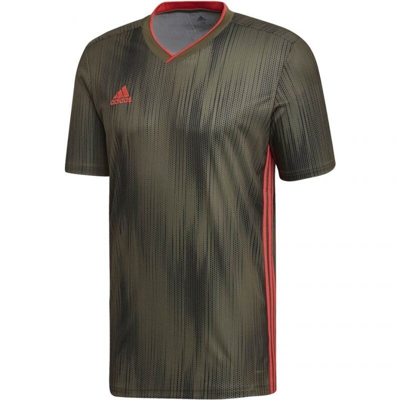 Sportiniai marškinėliai vyrams, adidas Tiro 19 M DP3530 khaki chaki kaina ir informacija | Sportinė apranga vyrams | pigu.lt