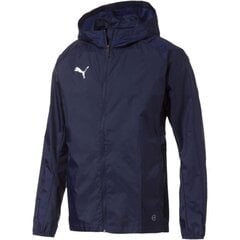 Striukė vyrams Puma Liga Training Rain Jacket Core M 655304 06, tamsiai mėlyna kaina ir informacija | Vyriškos striukės | pigu.lt