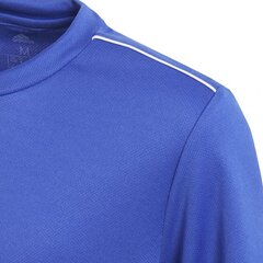 Futbolo marškinėliai berniukams Adidas Core 18 JSY Junior CV3495, mėlyni kaina ir informacija | Marškinėliai berniukams | pigu.lt